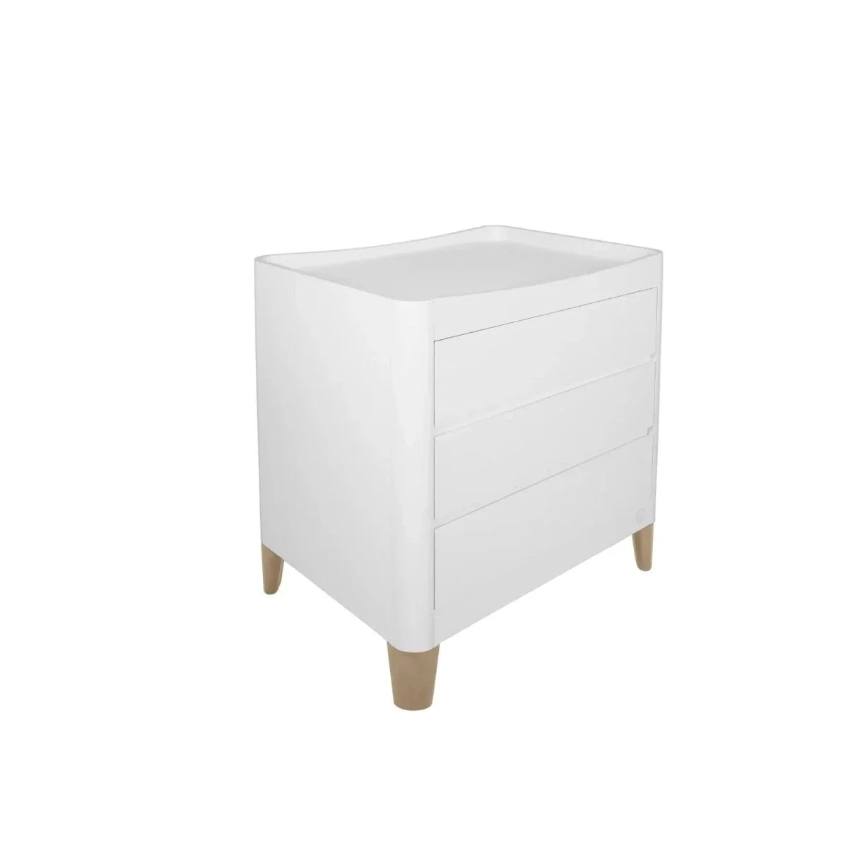 Gaia Baby Serena Dresser - White/Natural