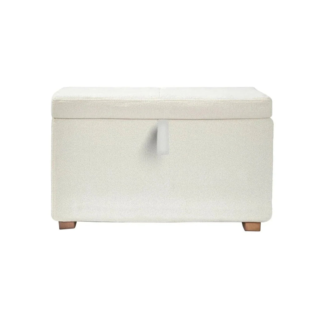 Gaia Baby Serena Footstool - Chalk Boucle
