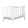 JuraBaby Sona Wooden Cot Bed 60x120cm - White