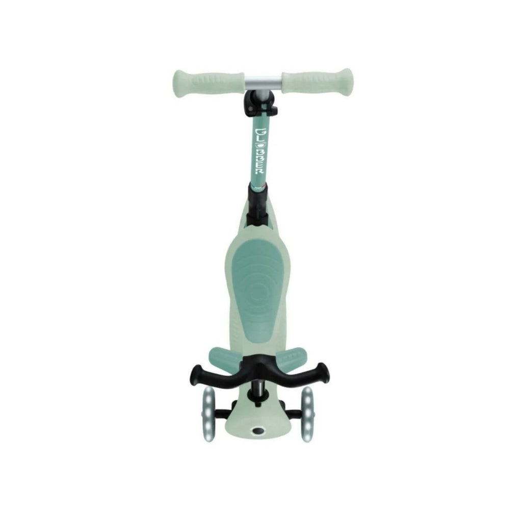 Globber Go Up Active Lights Eco Scooter - Pistachio
