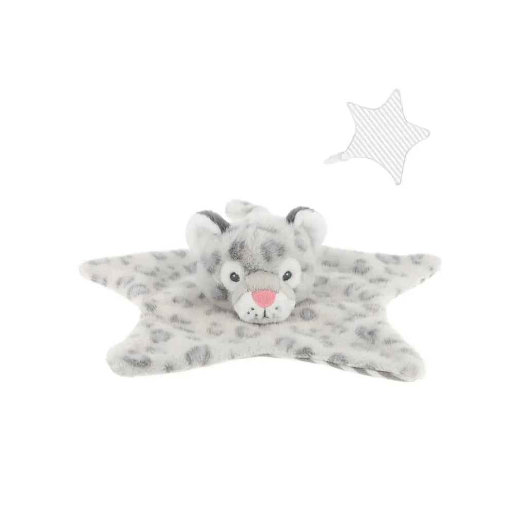Keeleco Baby Snuggles Snow Leopard Blanket 32cm