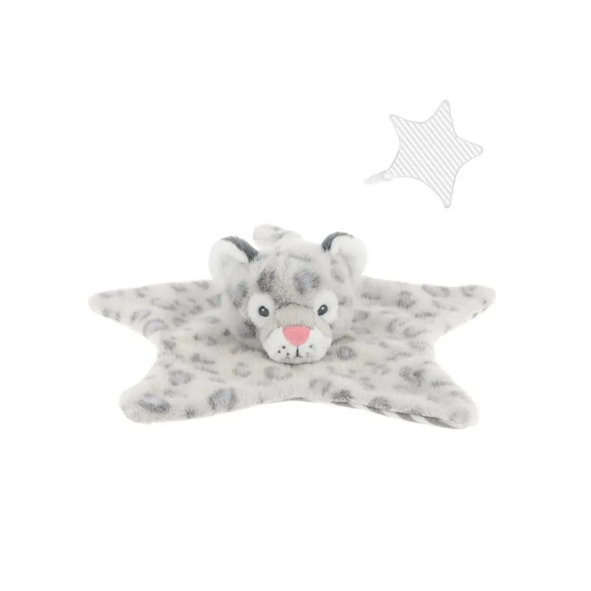 Keeleco Baby Snuggles Snow Leopard Blanket 32cm