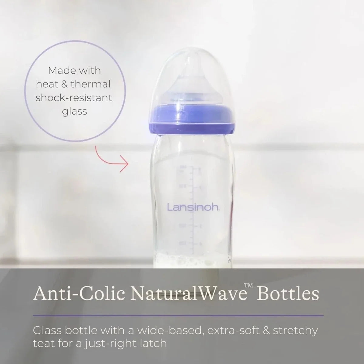Lansinoh Glass Bottle 240ml