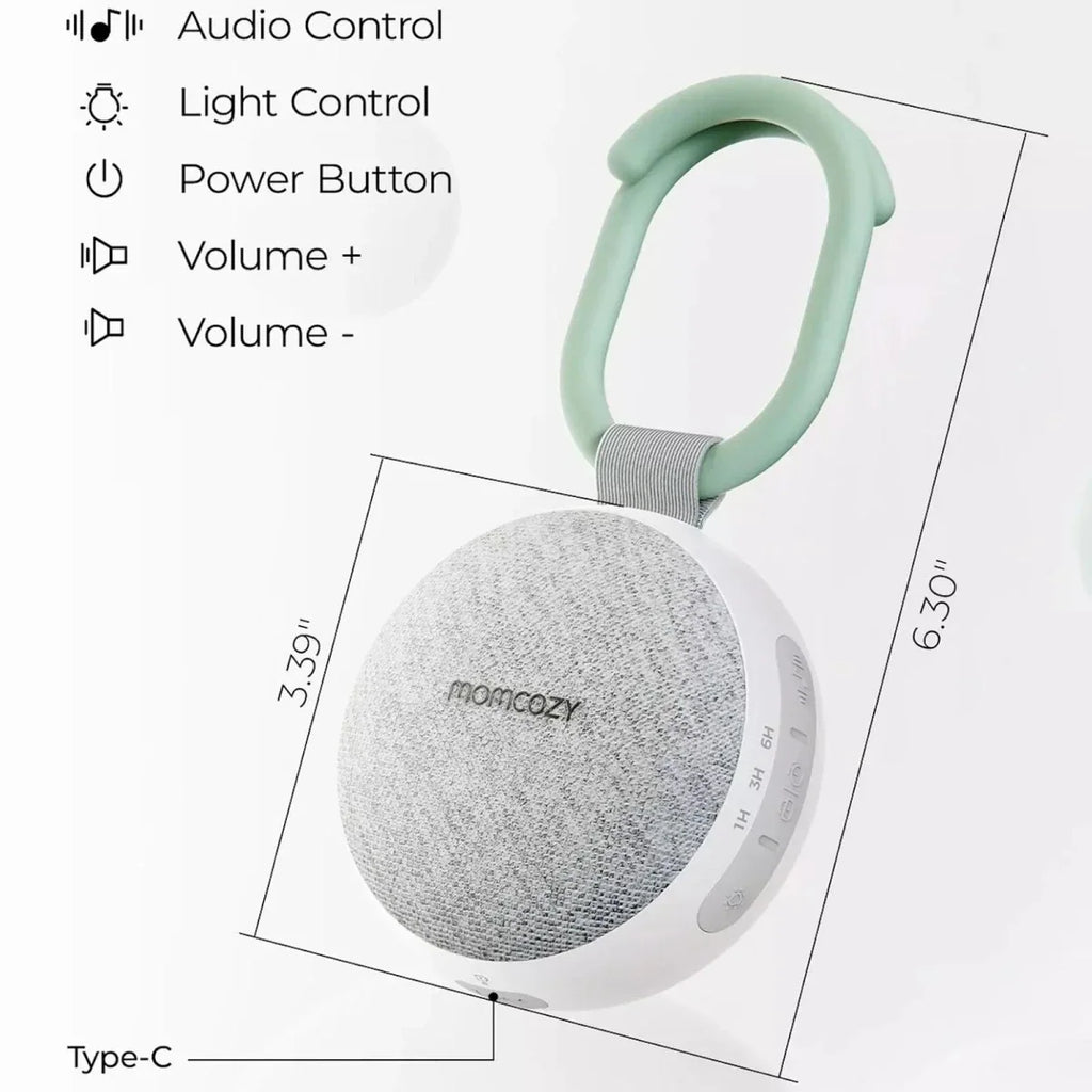 Momcozy Portable Sound Machine with Night Light