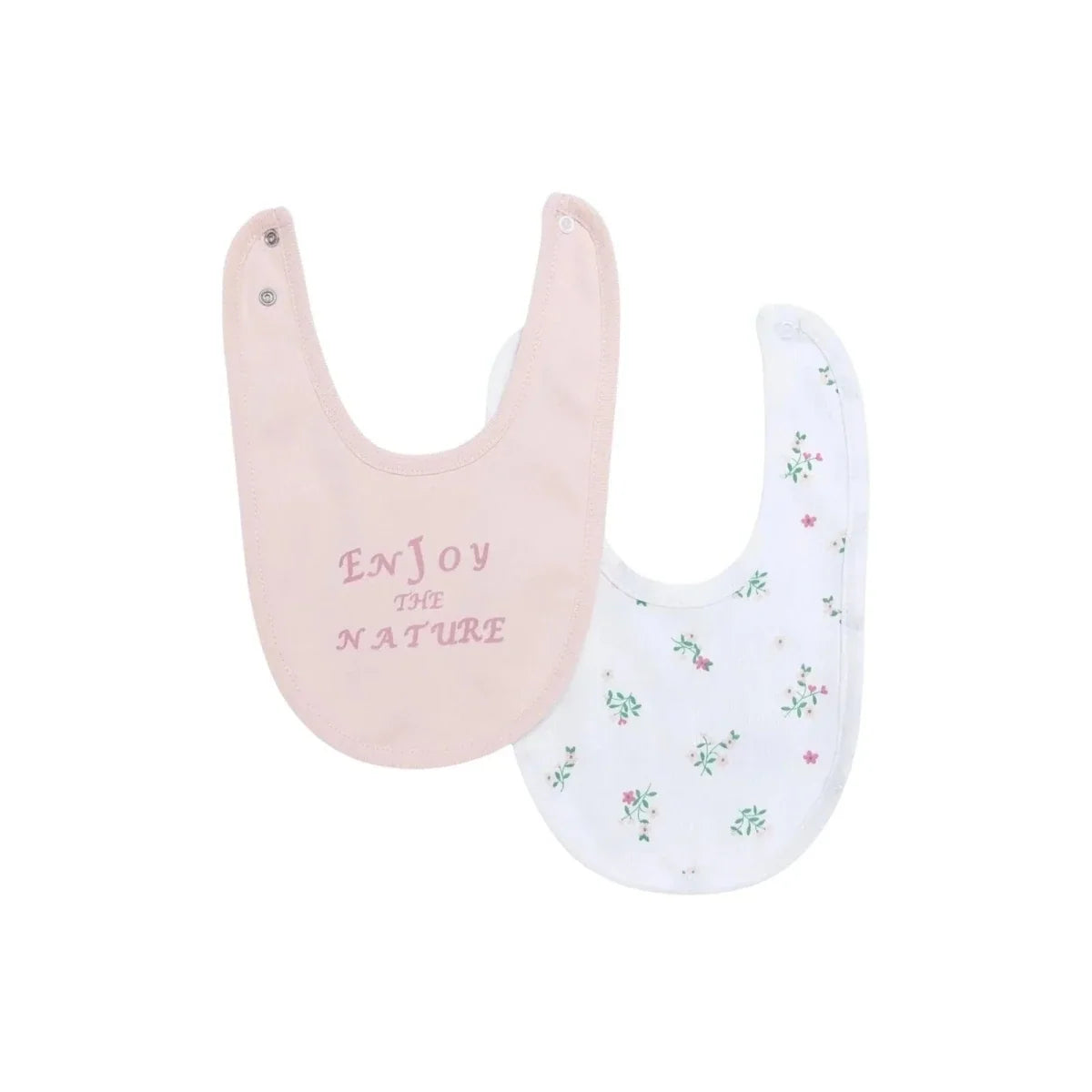 Messy Duck Printed Baby Bibs Pack of 2 - Floral