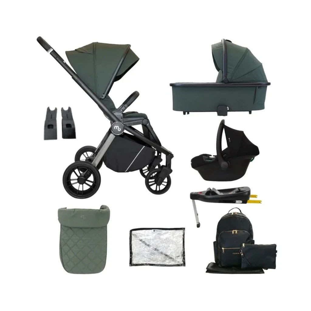 My Babiie MB450i 3-in-1 Travel System - Forest Green