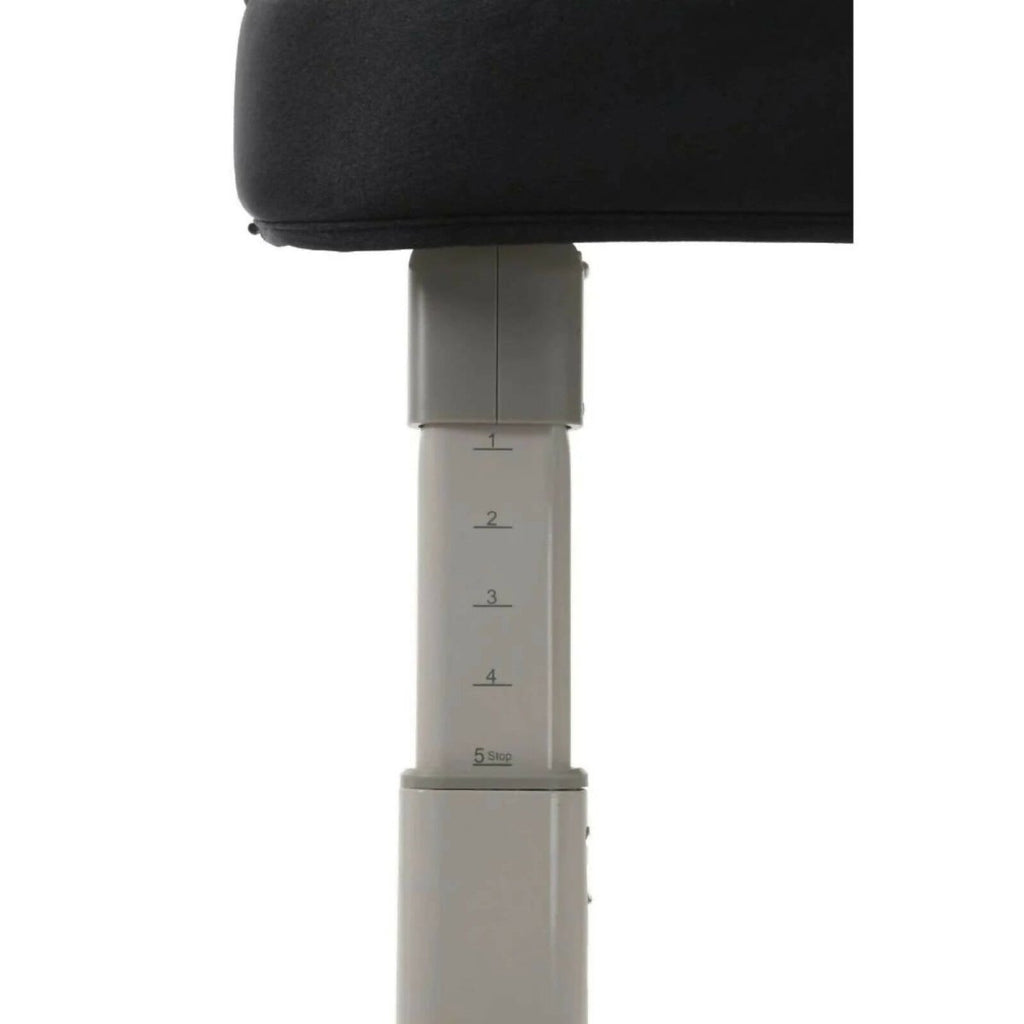 Oyster Wiggle Crib Co-Sleeper - Carbonite