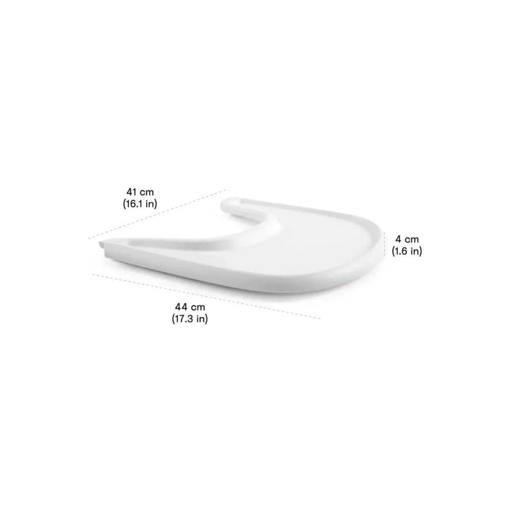 Stokke Tripp Trapp Highchair Tray - Vanilla White