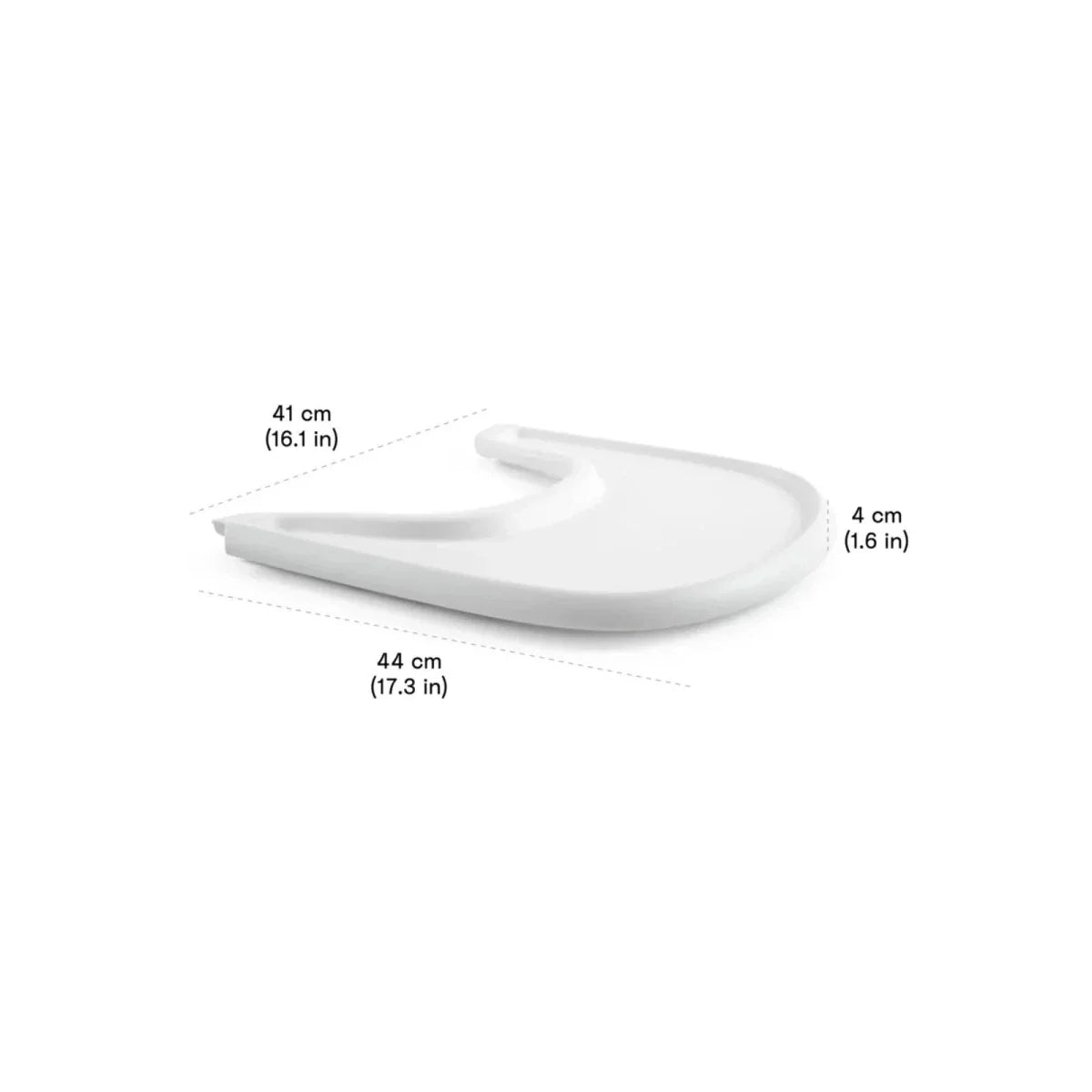 Stokke Tripp Trapp Highchair Tray - Vanilla White