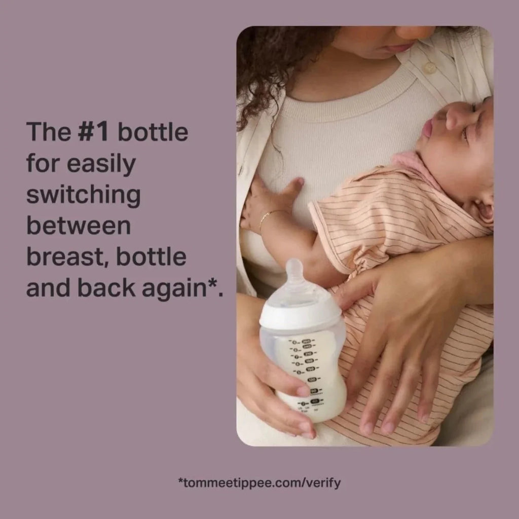 Tommee Tippee Closer to Nature Baby Bottle 260ml 0+ months Pack of 6
