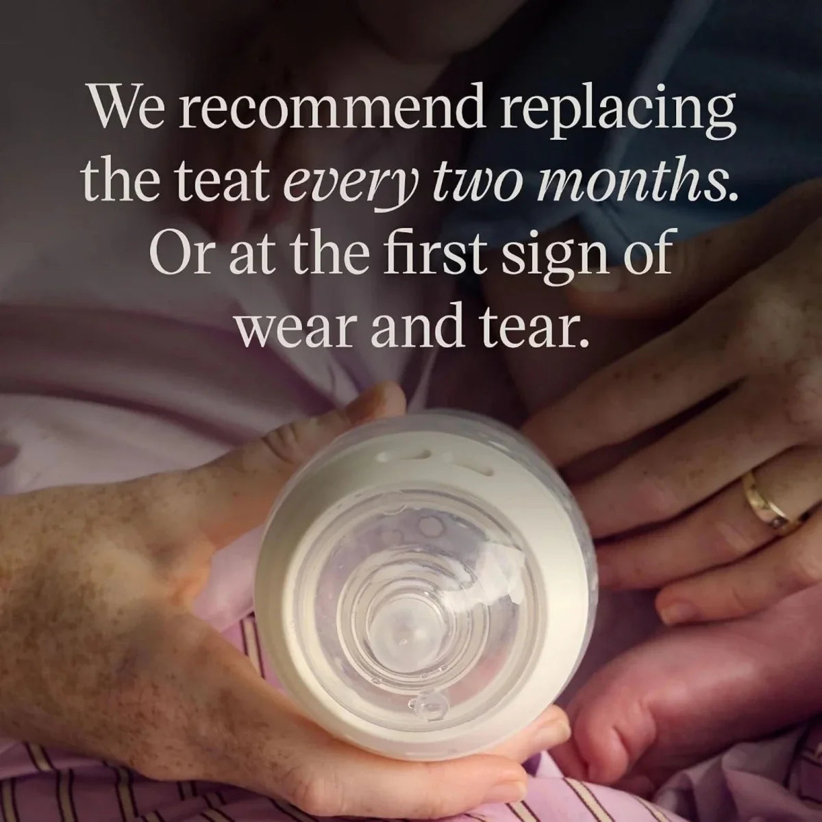 Tommee Tippee Natural Start Baby Bottle Slow Flow Teats 0+ months Pack of 2