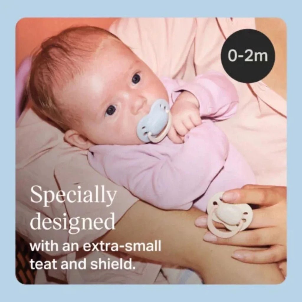 Tommee Tippee Newborn Silicone Soother Girl 0-2 months Pack of 2 - Pink