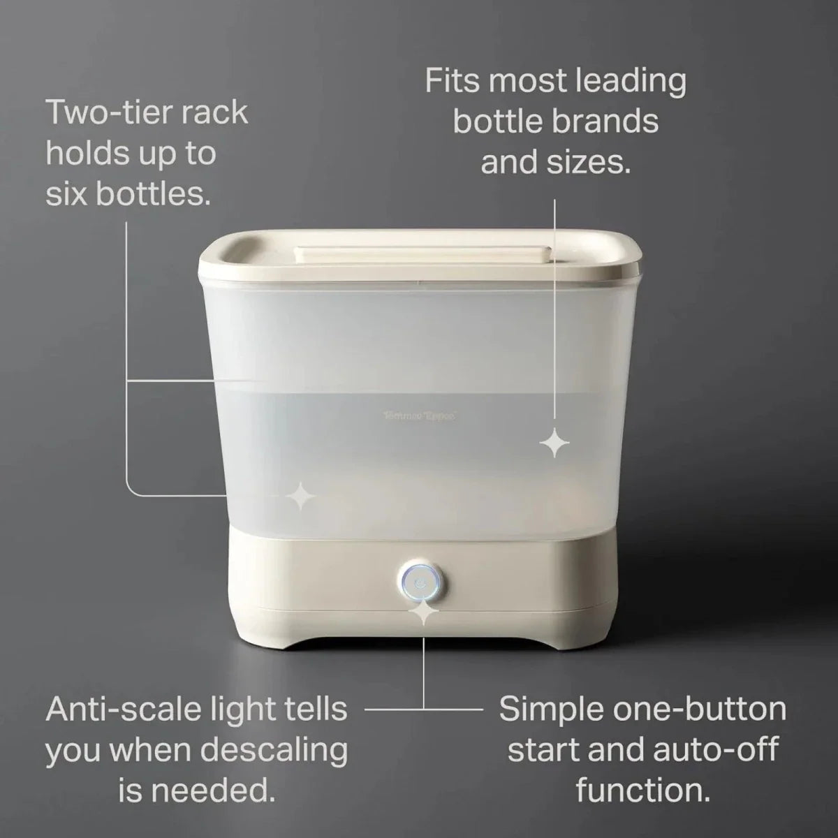 Tommee Tippee SuperSteam Electric Steam Steriliser - White
