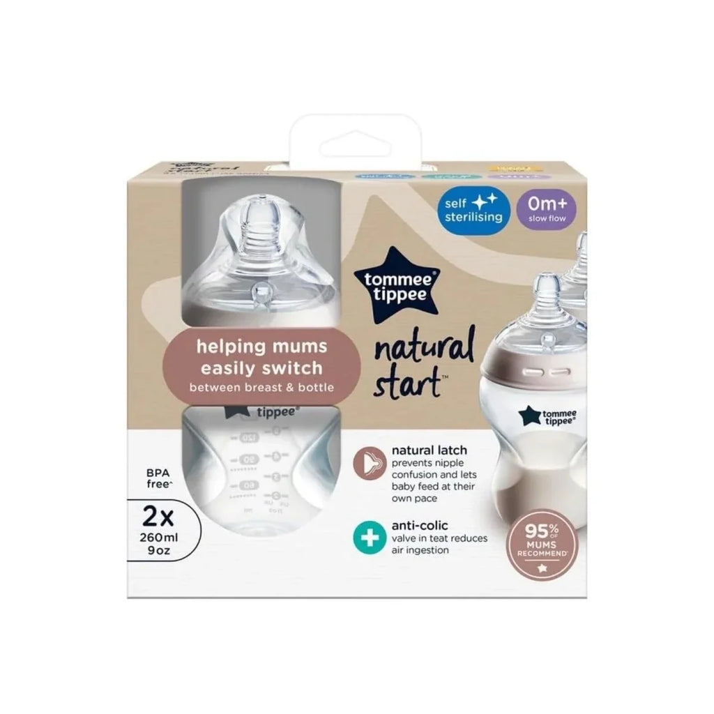 Tommee Tippee Closer to Nature Baby Bottles 260ml Pack of 2