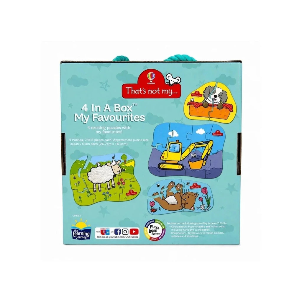That's Not My… 4-in-1 Puzzle Set - My Favourites