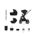 Venicci Claro 2 3-in-1 9 piece Comfort Bundle - Black/Noir