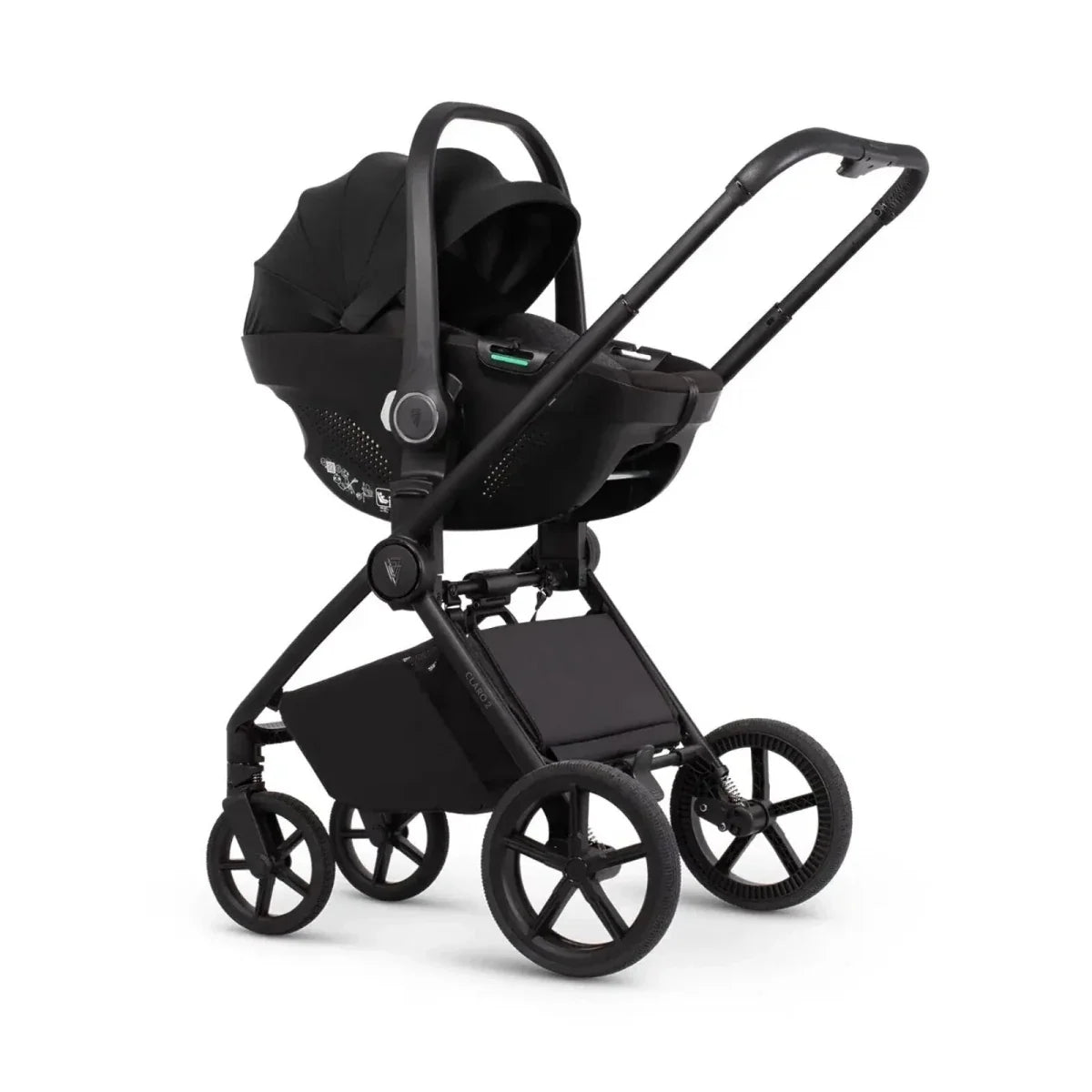 Venicci Claro 2 3-in-1 9 piece Comfort Bundle - Black/Noir