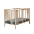 WeBaby One Wooden Cot Bed 60x120cm - Raw Beech