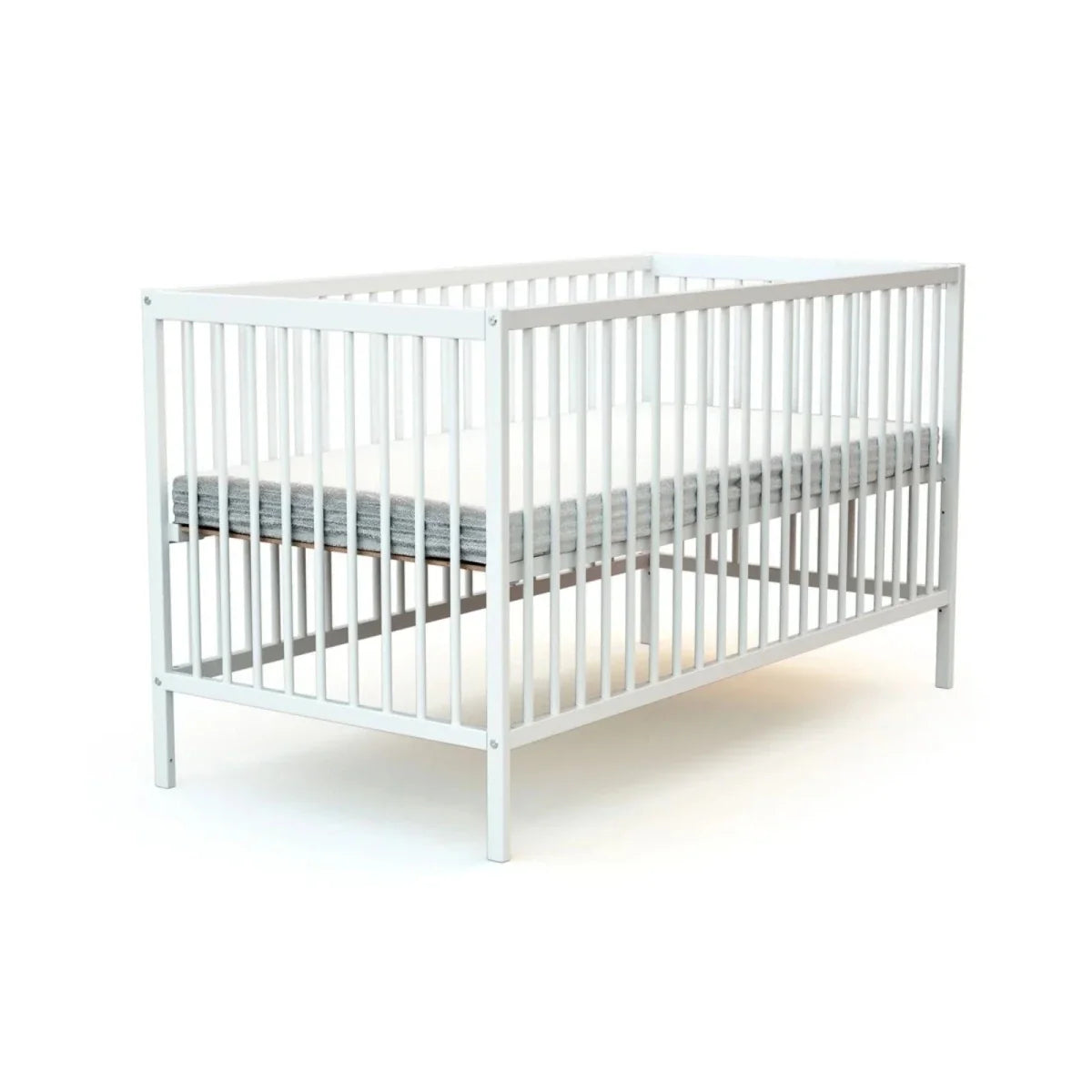 WeBaby One Wooden Cot Bed 70x140cm - White