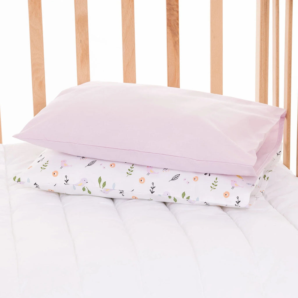 Little Dreams Little Bird Print Baby Pillowcase (35 x 45 cm)