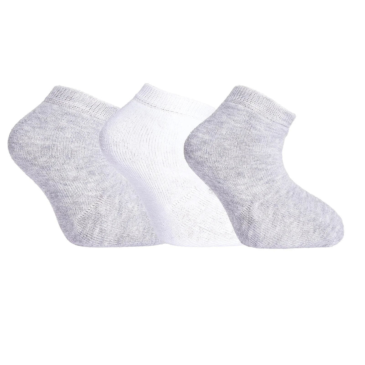 HelloBaby 3 Pack Heart Print Terry Baby Socks (Newborn to 4-5 Years)