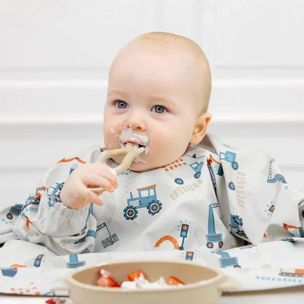 Bibado Long Sleeve Coverall Weaning Bib - Little Loader