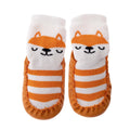 HelloBaby Fox Print Slipper Baby Socks