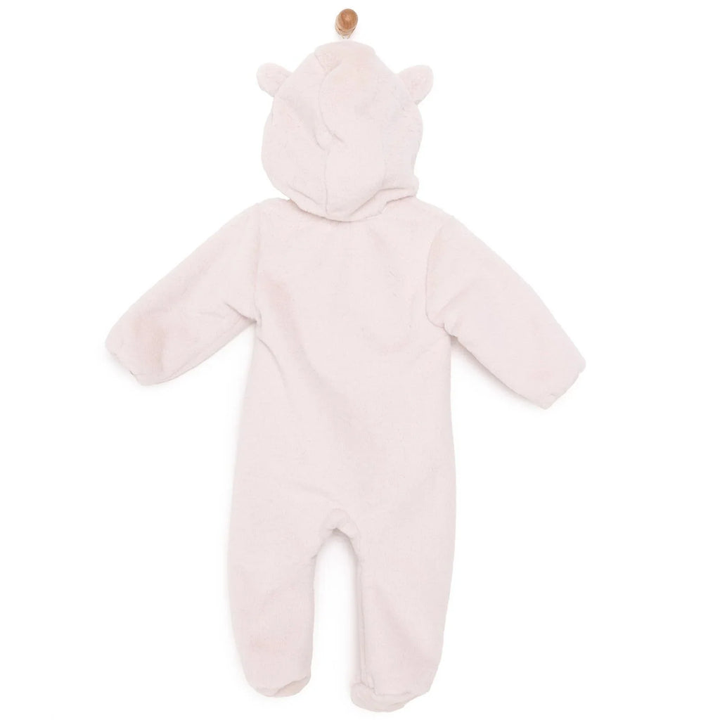HelloBaby Plush Fleece Baby Pramsuit with Feet (3 Months to 12 Months)