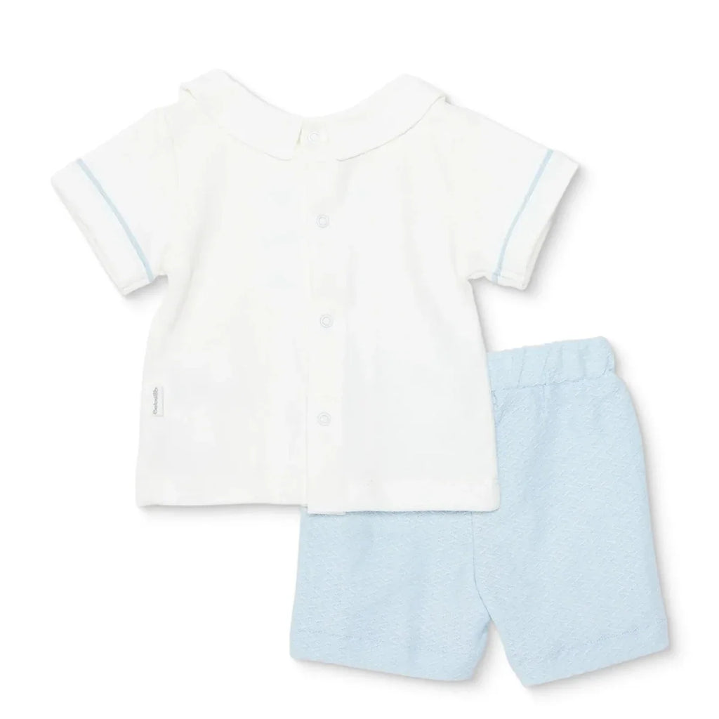 Bebetto Short Sleeve Baby T-Shirt & Shorts Set (1-3 Months to 12 Months) - Blue