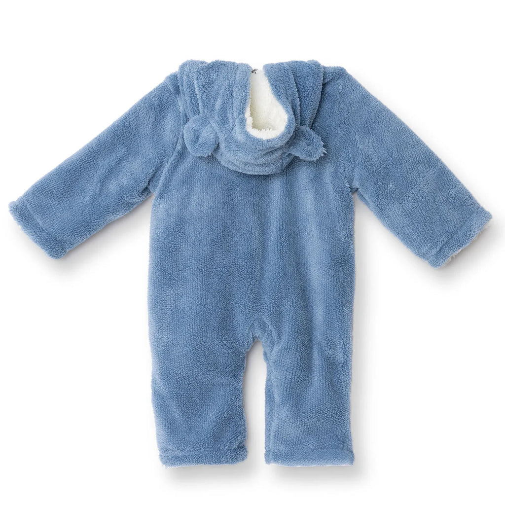 Midimod Crew Neck Fleece Footless Baby Pramsuit (3 Months to 12 Months)