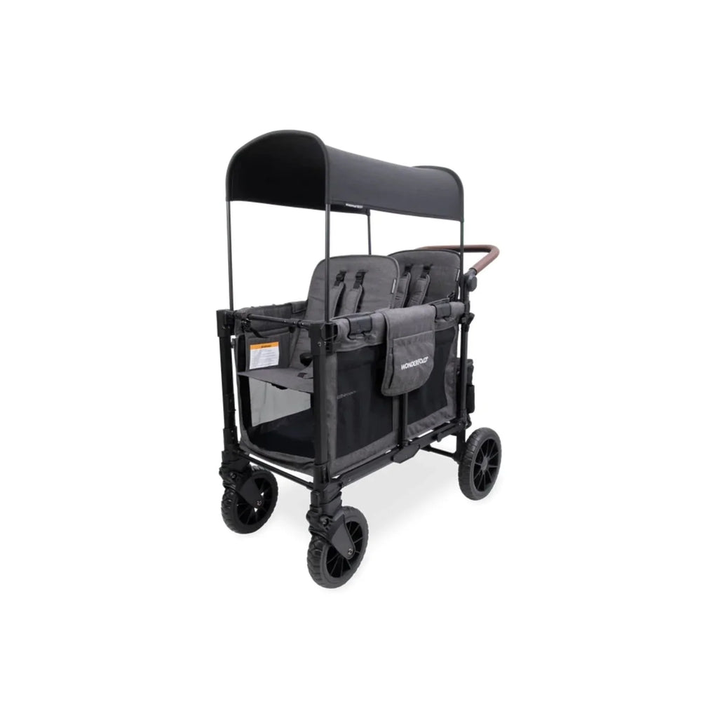 Wonderfold W2 Luxe Pro Stroller Wagon - Charcoal Grey