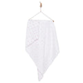 Little Dreams House Print Muslin Baby Blanket (100 x 110 cm) - Pink