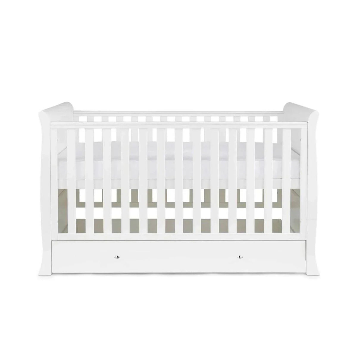 Ickle Bubba Snowdon Classic 2 Piece Furniture Set White - Premium Pocket Sprung Mattress