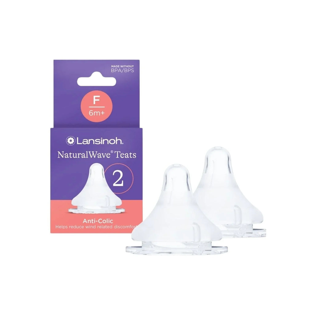 Lansinoh NaturalWave Fast Flow Teats 6+ months Pack of 2