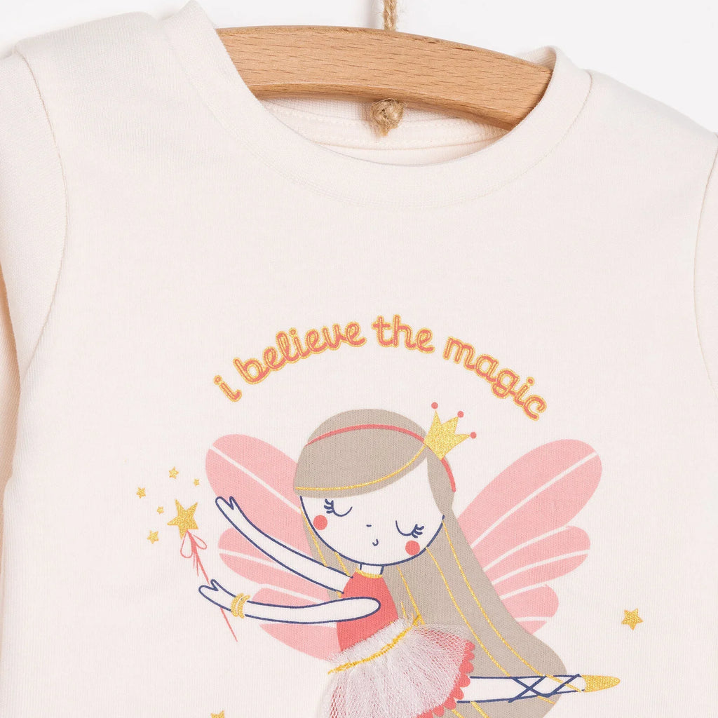 HelloBaby Ballerina Motif Long Sleeve Baby Pyjama Set (6 Months to 4 Years)