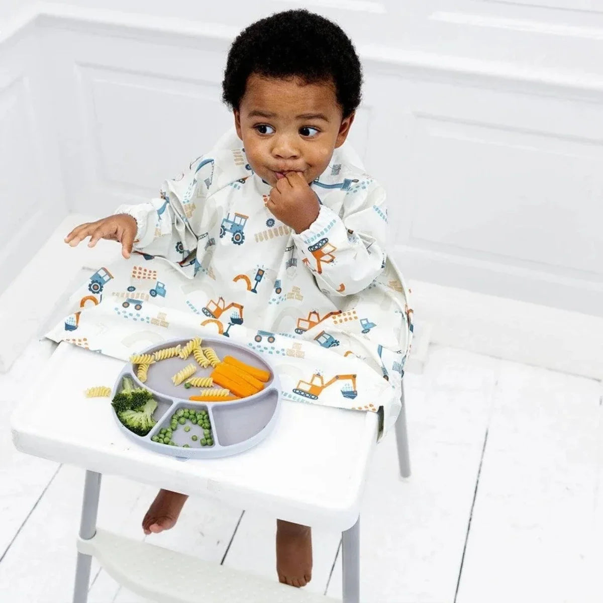 Bibado Long Sleeve Coverall Weaning Bib - Little Loader