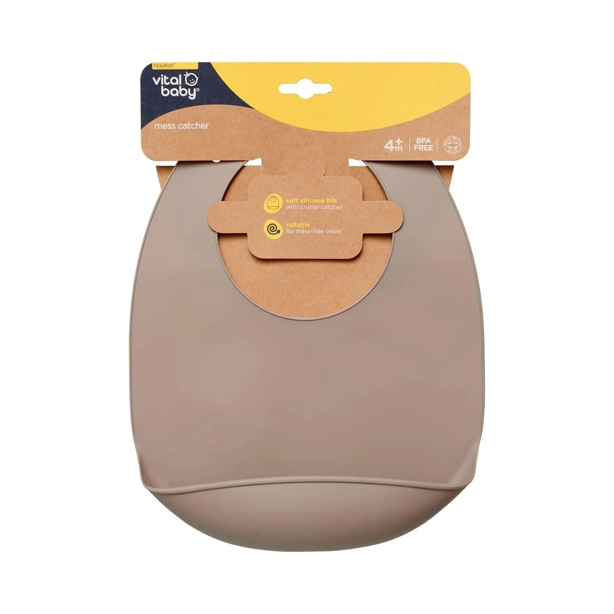 Vital Baby Nourish Mess Catcher - Natural Stone