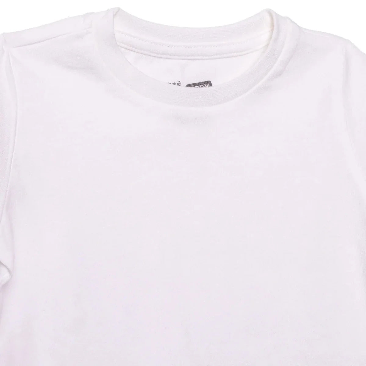 HelloBaby Short Sleeve Jersey Baby T-Shirt (3-6 Months to 4-5 Years) - White