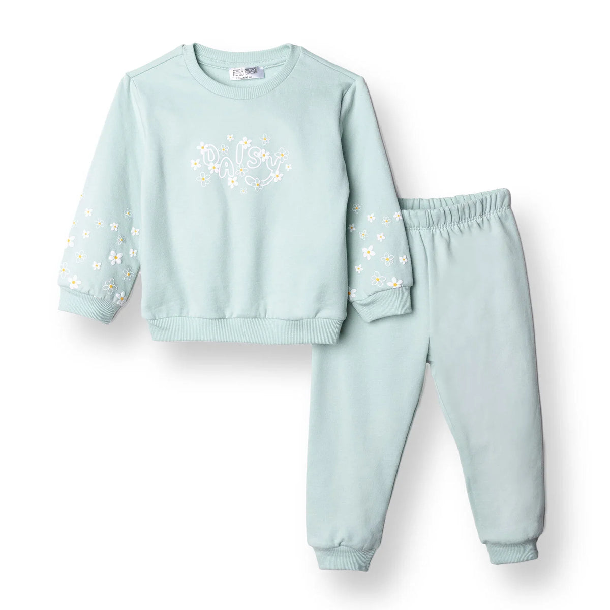 HelloBaby Long Sleeve Baby Tracksuit Set (3-6 Months to 4-5 Years)