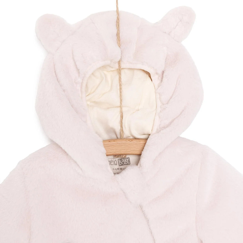 HelloBaby Plush Fleece Baby Pramsuit with Feet (3 Months to 12 Months)