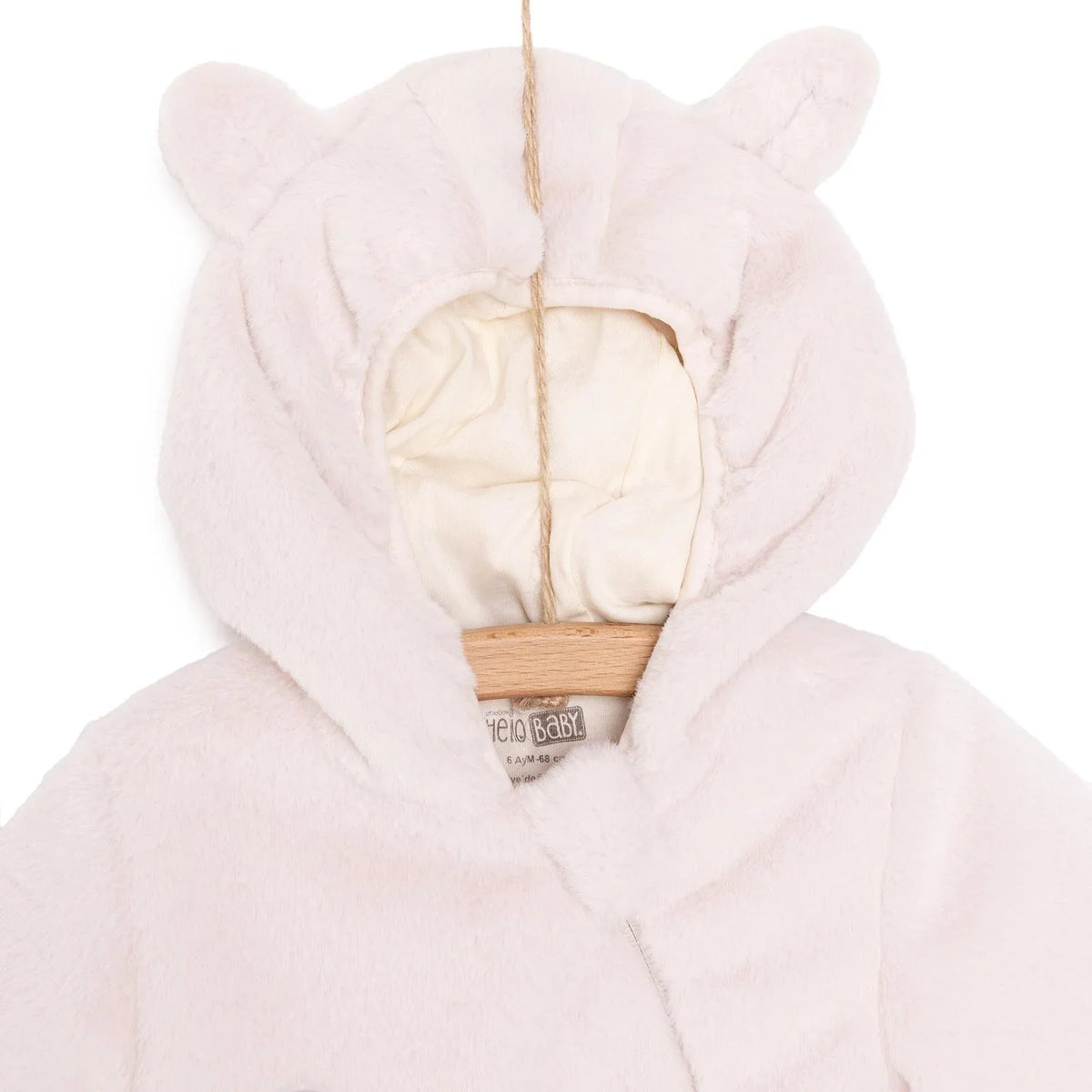 HelloBaby Plush Fleece Baby Pramsuit with Feet (3 Months to 12 Months)