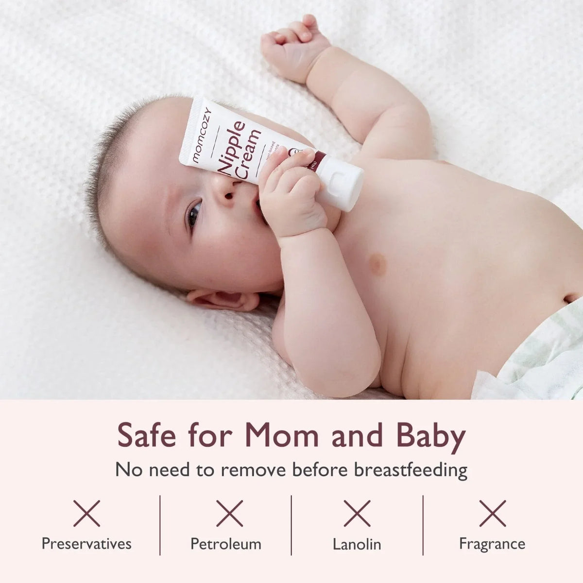 Momcozy 100% Natural Nipple Cream for Breastfeeding 40gr