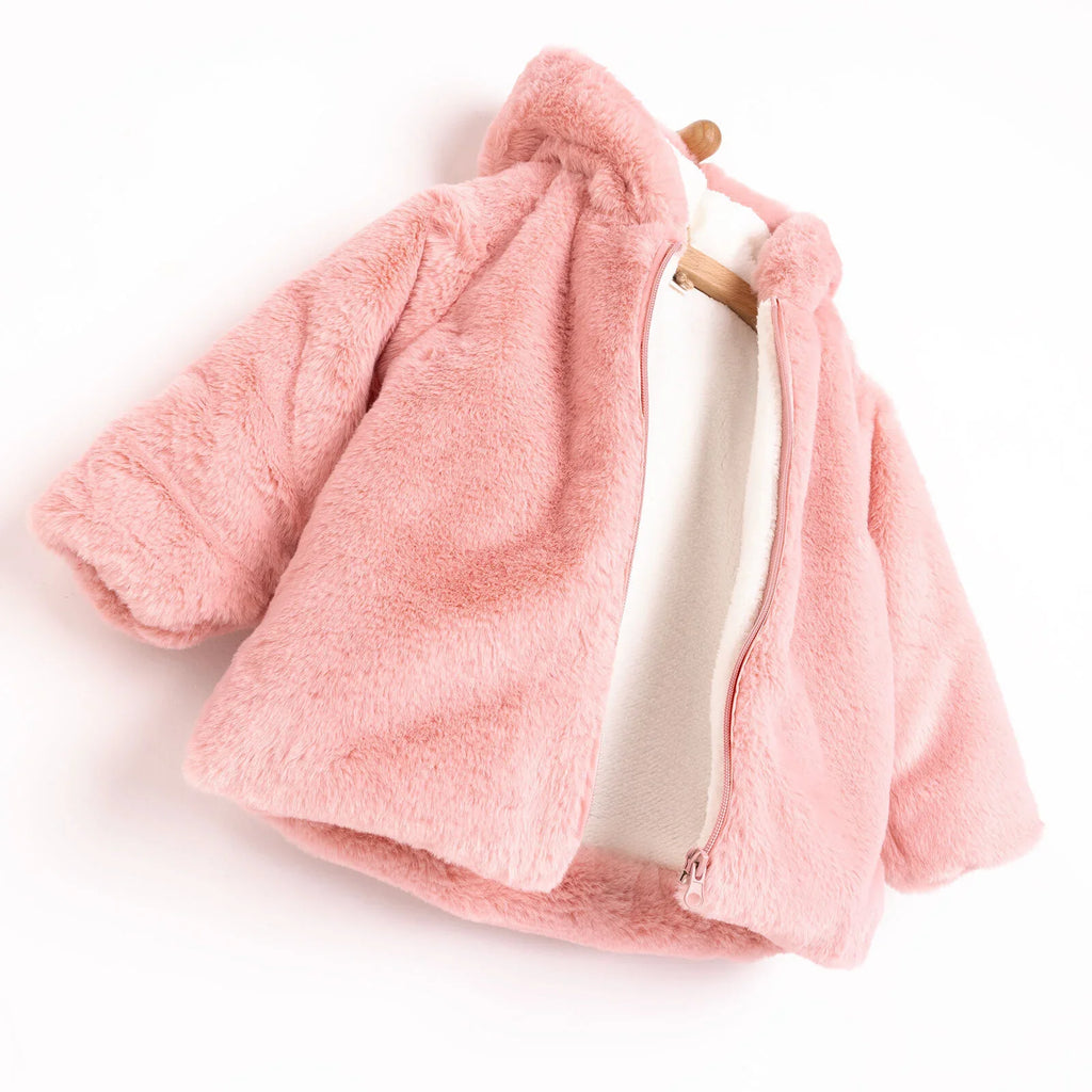 Midimod Hooded Plush Baby Jacket (12 Months to 5 Years)