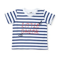 HelloBaby Printed Short Sleeve Jersey Baby T-Shirt (3-6 Months to 4-5 Years) - Navy Printed