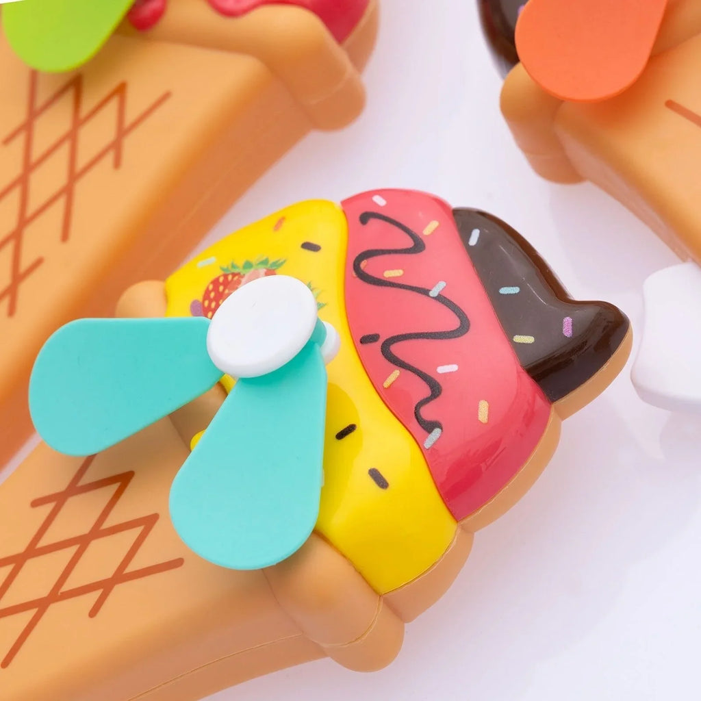 HZTB Ice Cream Big Hand Fan Assorted