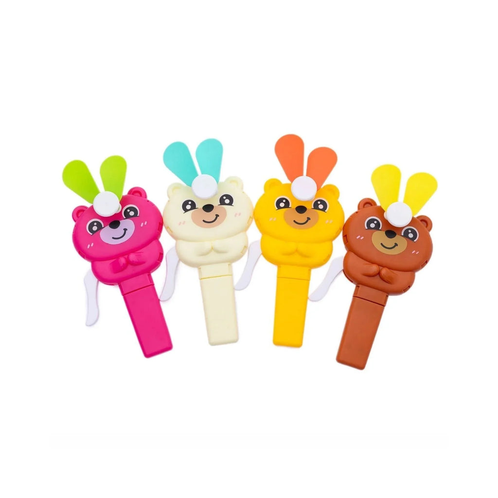 HZTB Teddy Hand Fan Assorted
