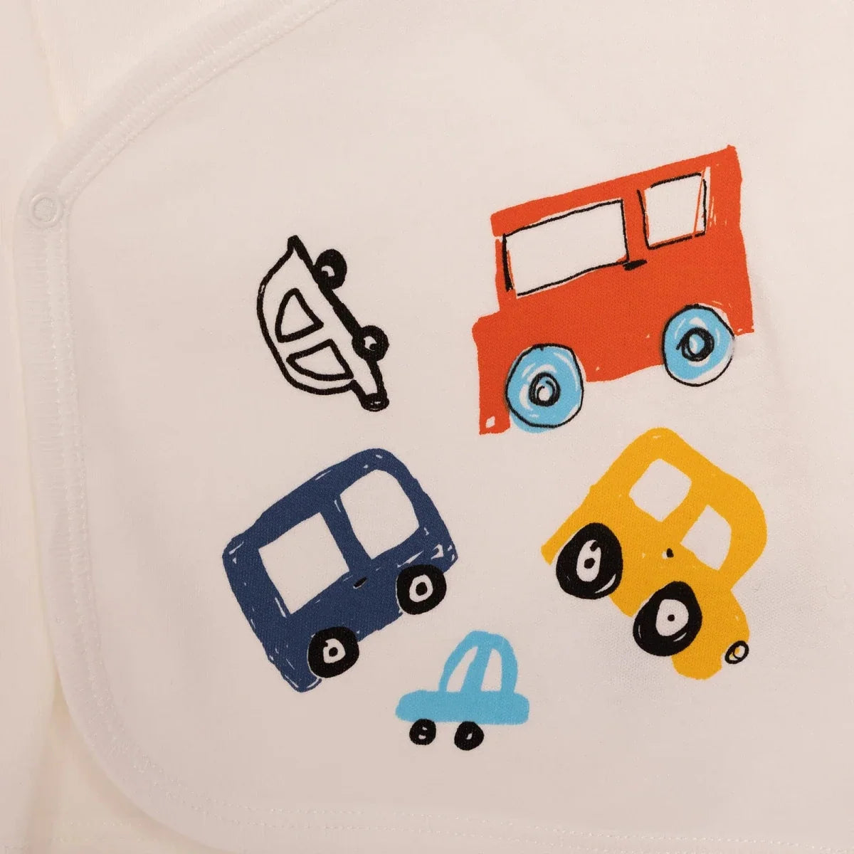 HelloBaby Vehicle Print Baby Hat, Vest & Bottoms Set (Newborn to 6 Months)