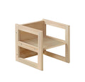 Montessori Wooden Convertable Table & Chair 36,1 cm (W) x 33,7 cm (H) x 36,6 cm (L)
