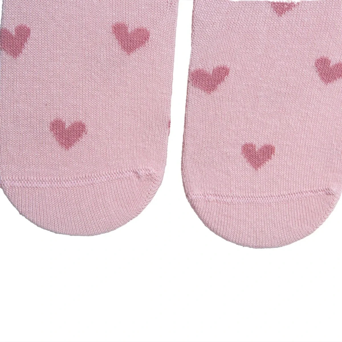 HelloBaby Heart Print Baby Tights (6-12 Months to 4-5 Years) - Pink
