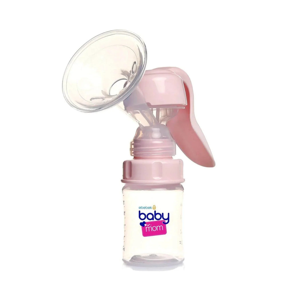 baby mom Single Manual Breast Pump - Pink